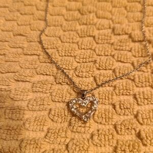 Heart earring/necklace set